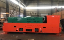 山東8噸防爆湘潭電機(jī)車發(fā)往西北礦山